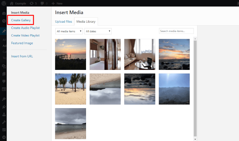 How to add tiled gallery with jetpack